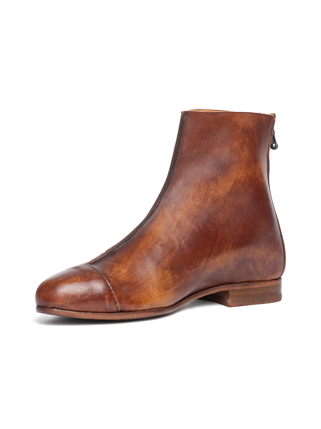 Tronchetti in agnello cuoio scuro 32979/300