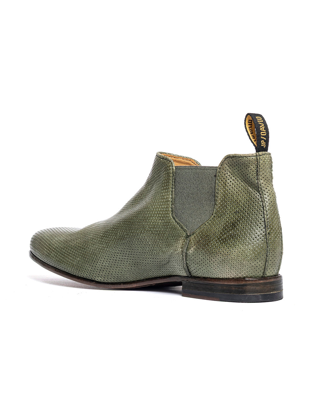 Stivaletti Beatles in agnello verde 32979/2