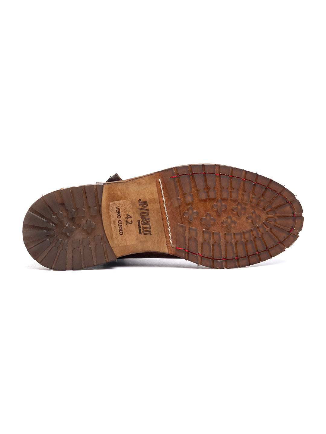 Stivaletti con zip laterale in bufalo 36526/290 - Cuoio