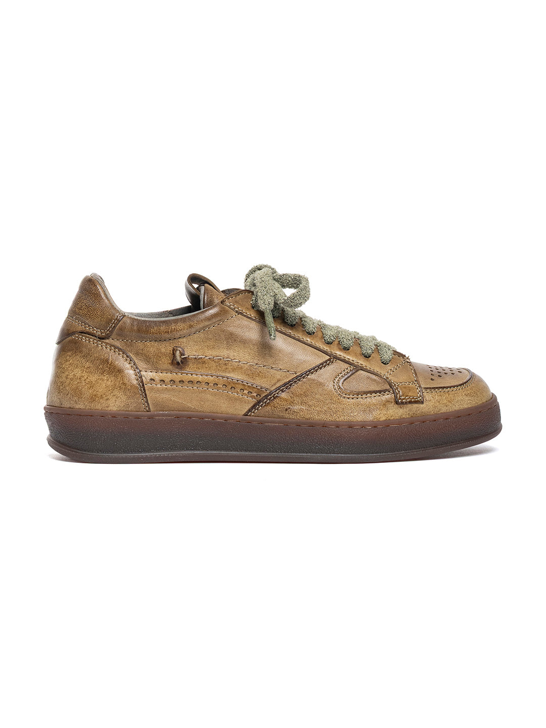 Sneakers in agnello free metal Asolo 1/D vers. 1 - Muschio