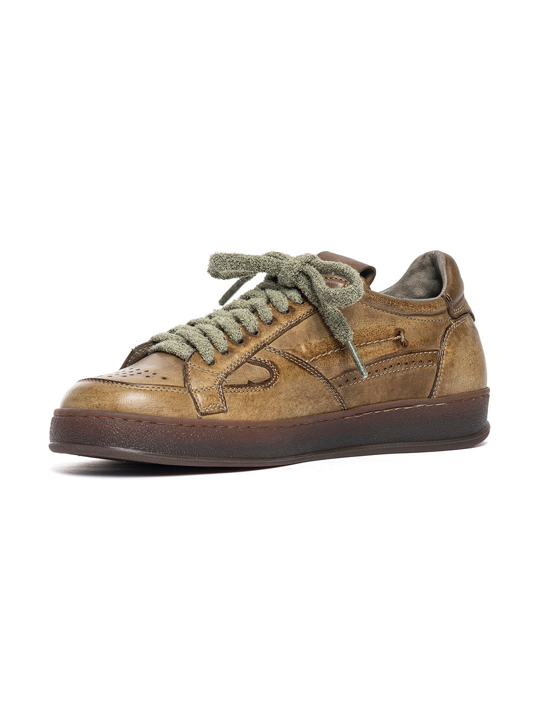 Sneakers in agnello free metal Asolo 1/D vers. 1 - Muschio