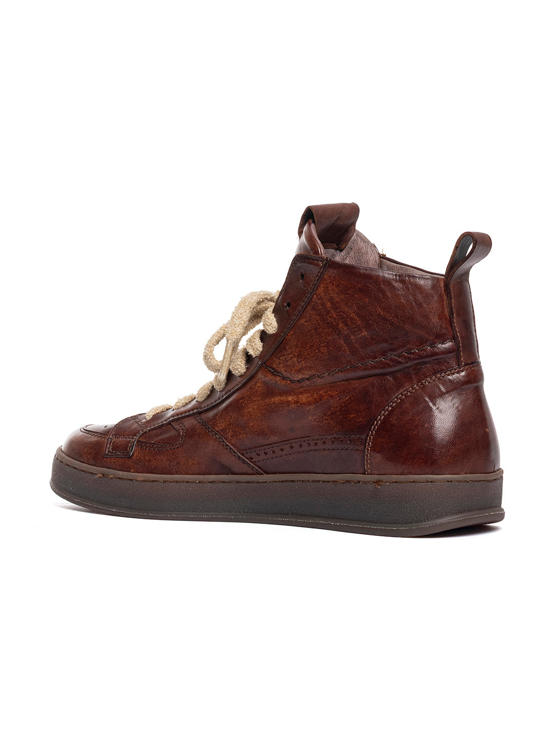 Sneakers in agnello free metal Asolo 3/D vers. 2 - Cuoio scuro