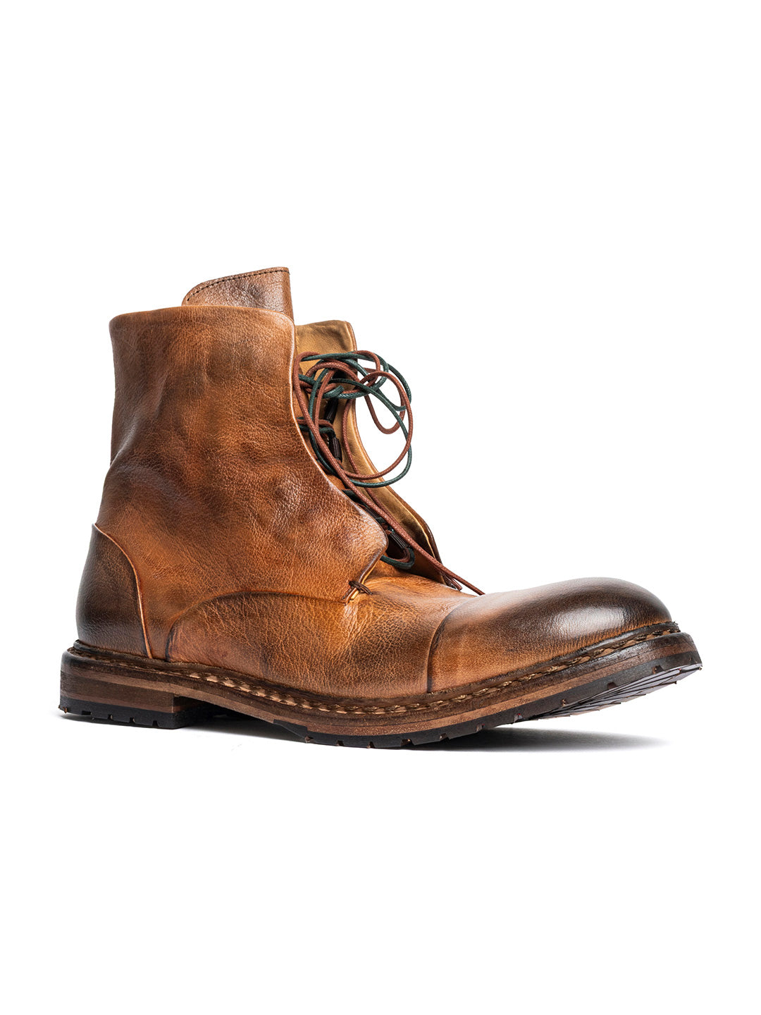Buffalo lace-up ankle boots 36526/250 - Tan