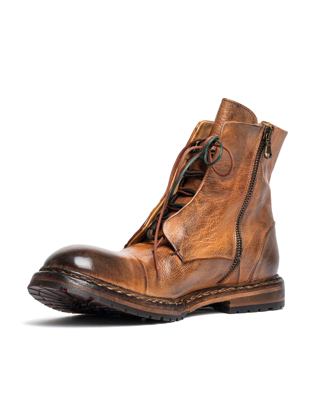 Buffalo lace-up ankle boots 36526/250 - Tan
