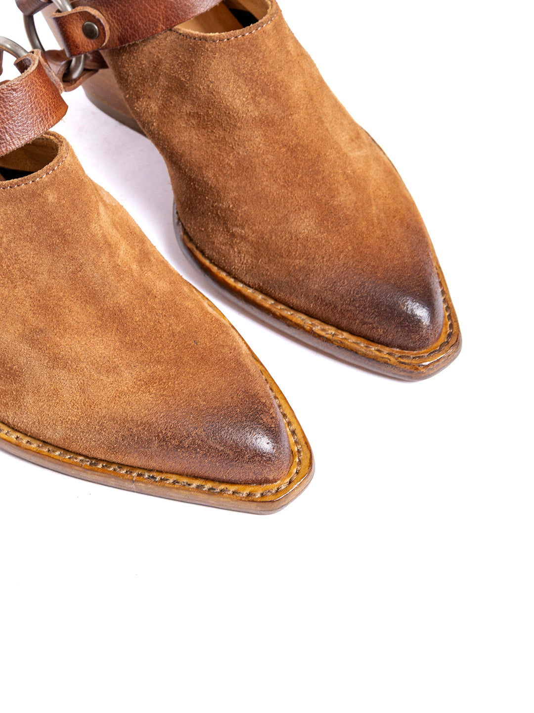 Calfskin clogs crust earth Bosco 14