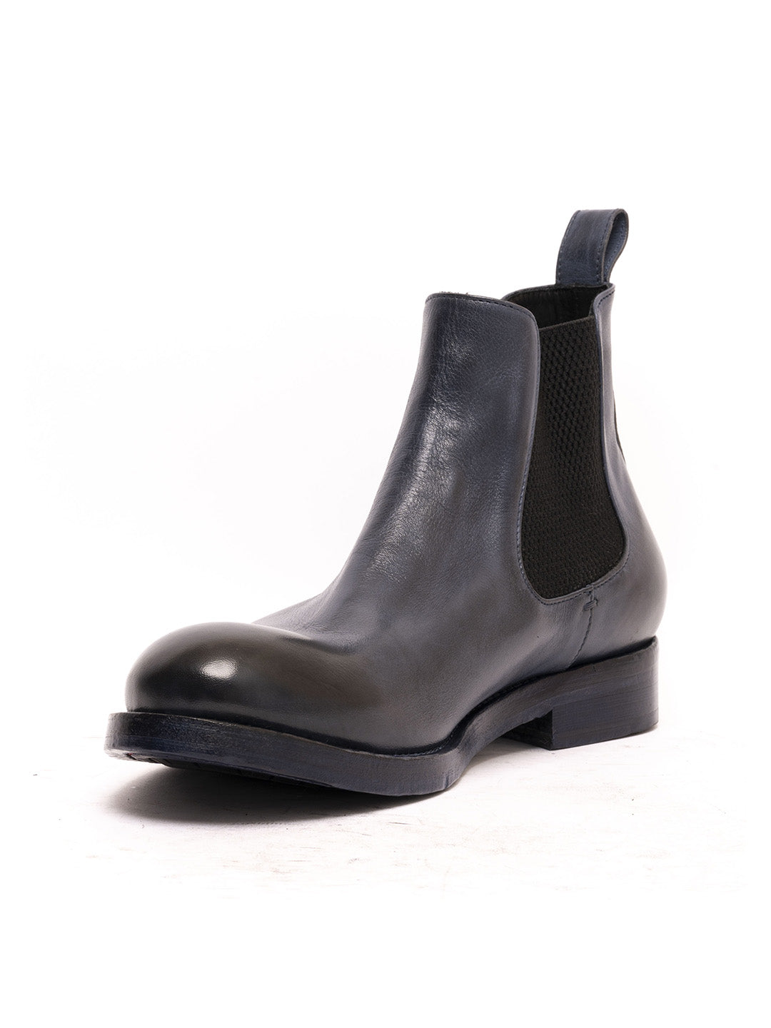 Stivaletti beatles in vitellino blu 36526/20