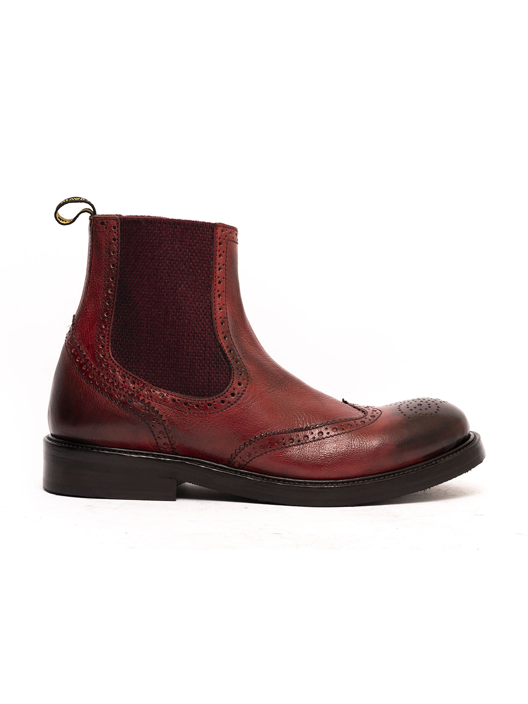 Stivaletti beatles Duilio in bufalo cherry 37340/4