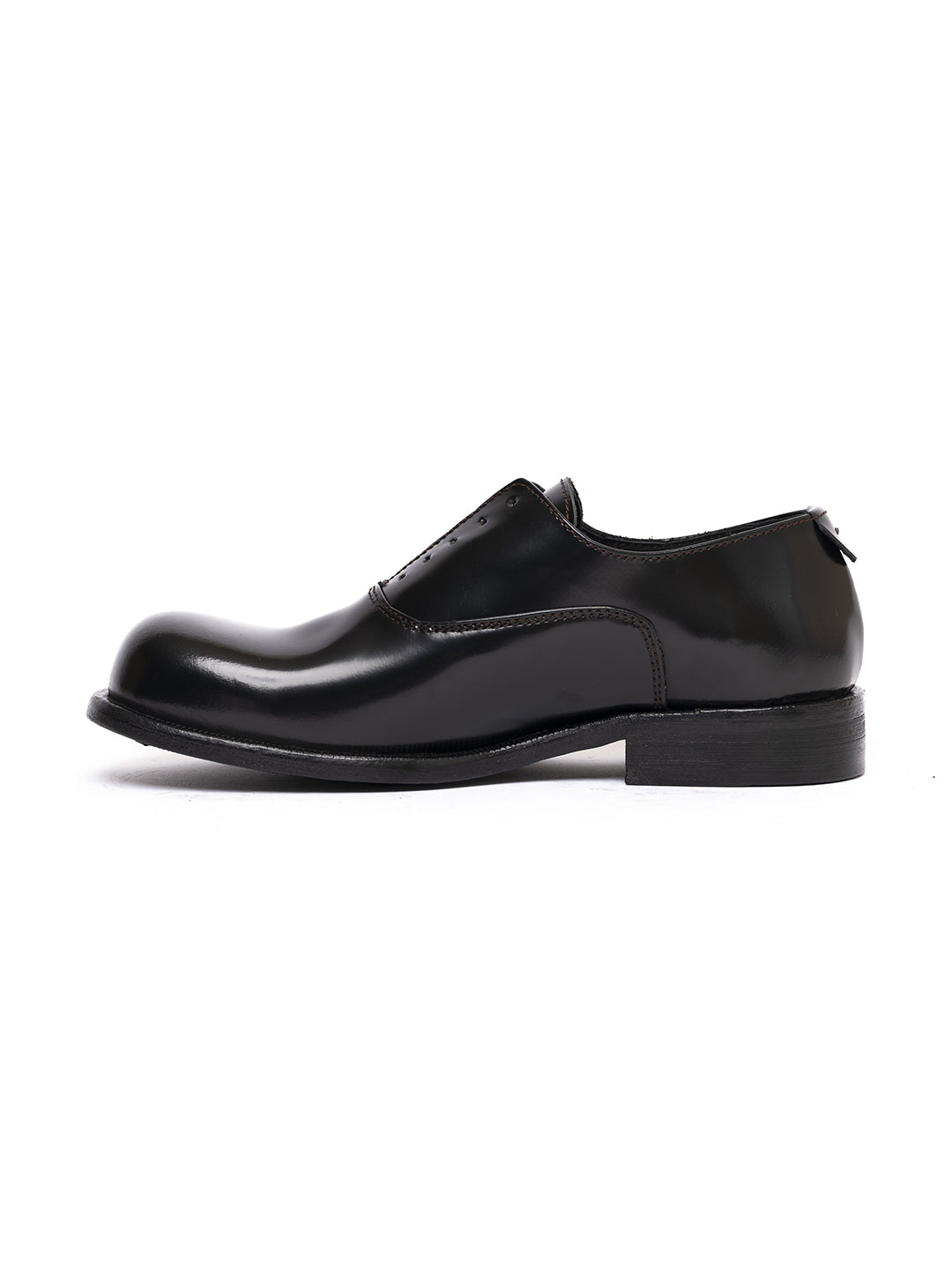 Prague 3 black calfskin Oxfords