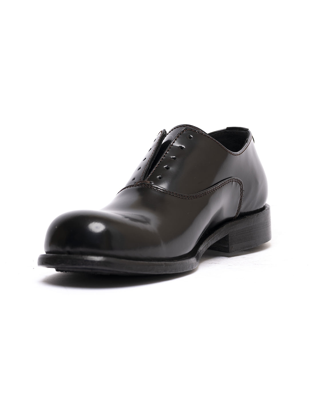 Prague 3 black calfskin Oxfords