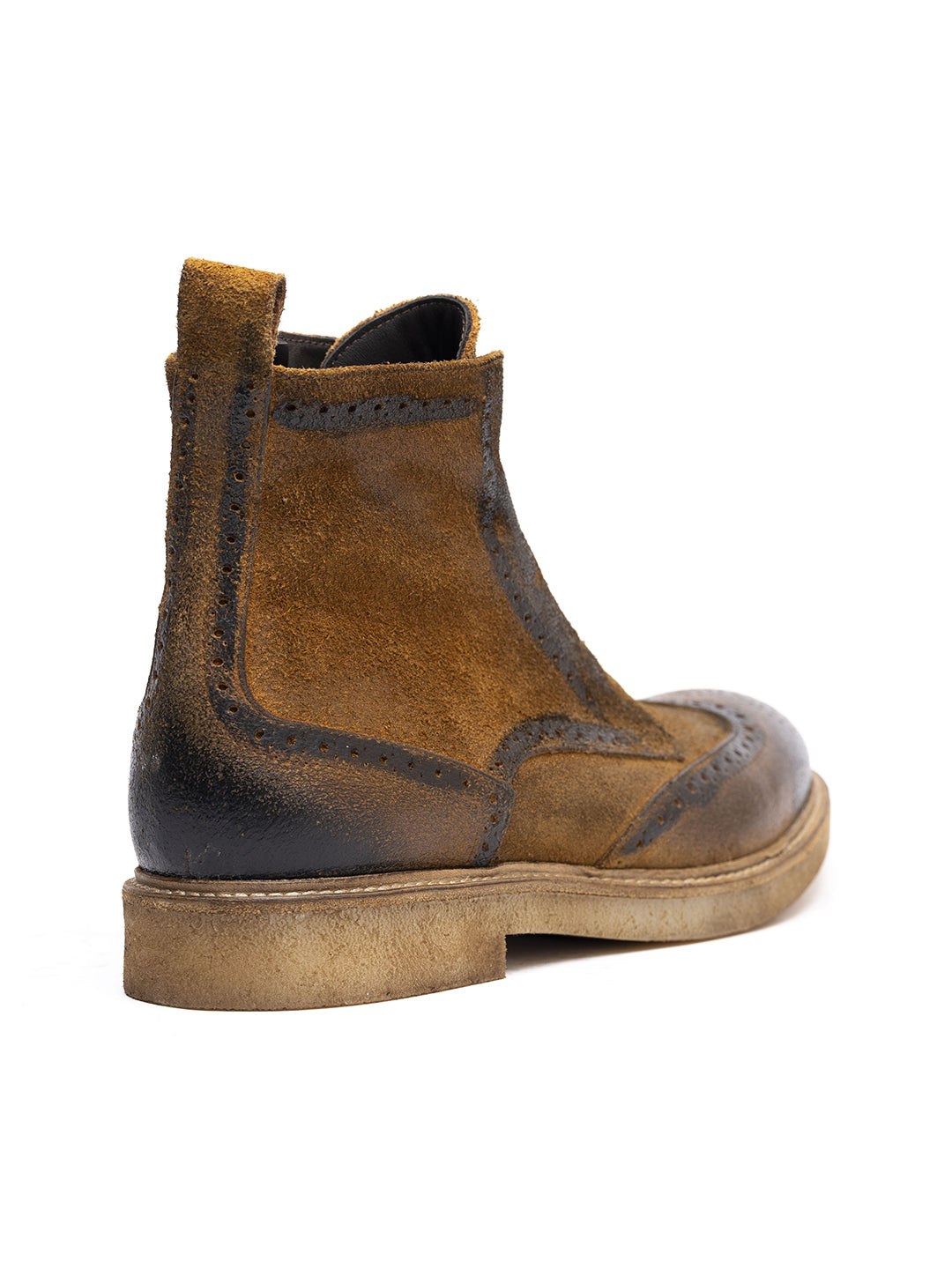 Stivaletti in vitello cuoio 38767/6