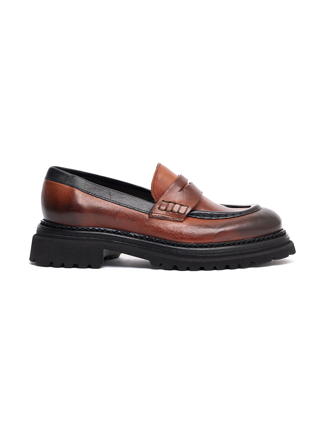 Brick Lambskin Moccasins 35773/60