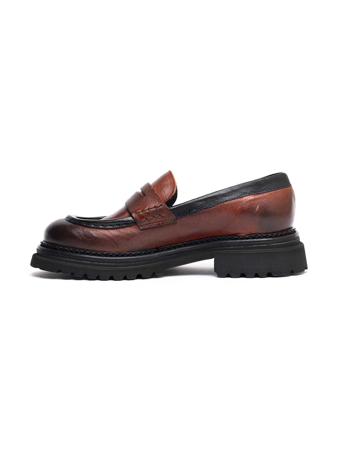 Brick Lambskin Moccasins 35773/60