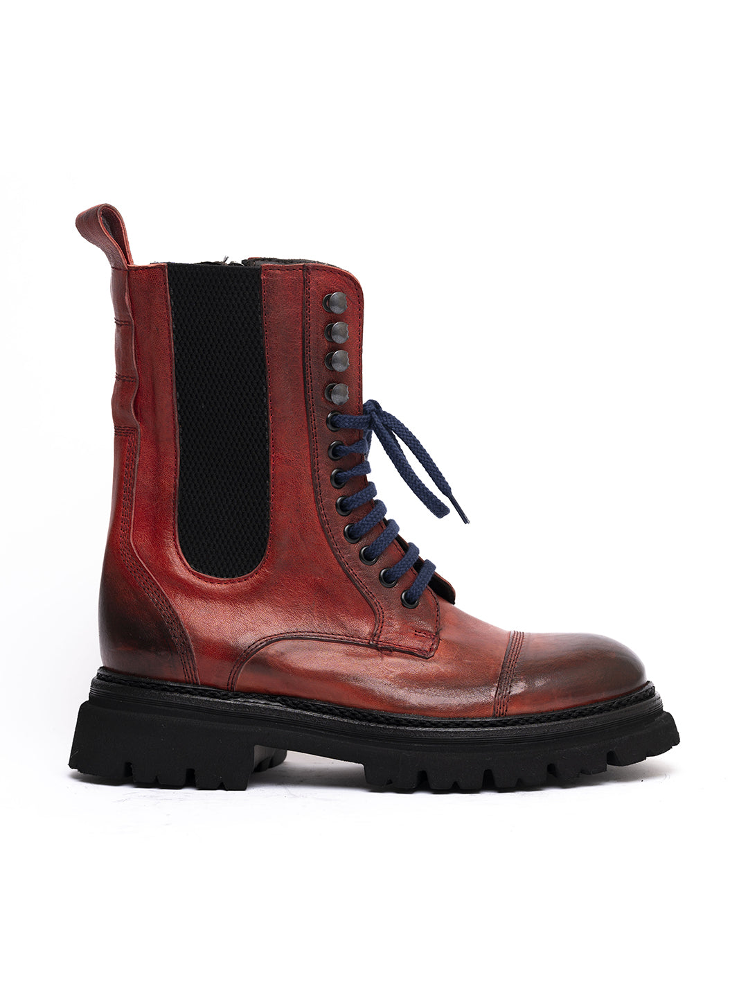 Lambskin ankle boots with zip 35773/31