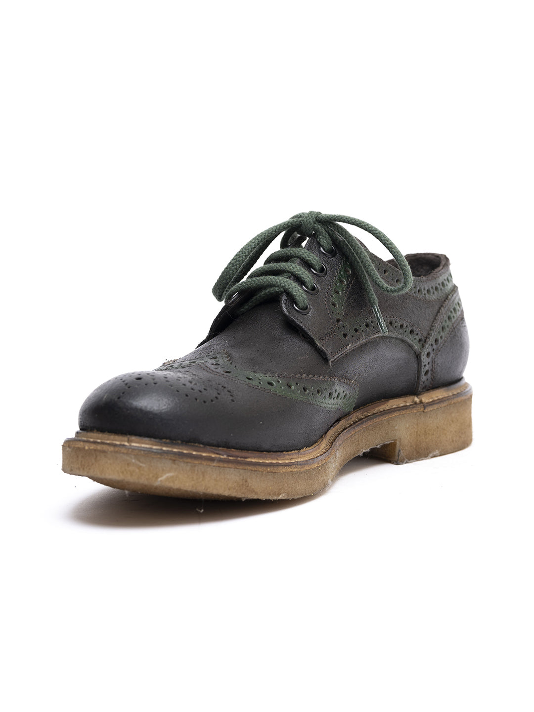 Derby duilio in vitello crosta testa di moro e verde 38767/15