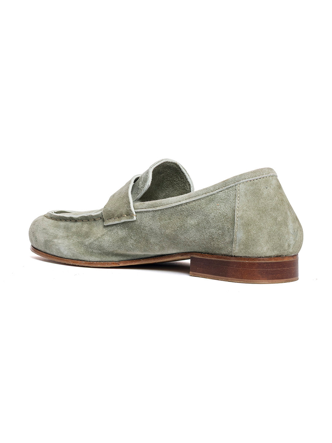 Mocassini in capra verde mela Zeus 4