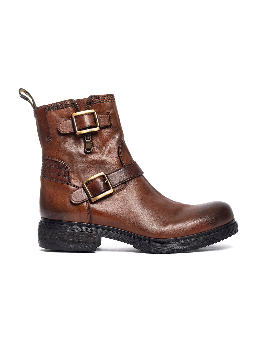 Stivaletti in agnello free metal 32525/450 - Cuoio