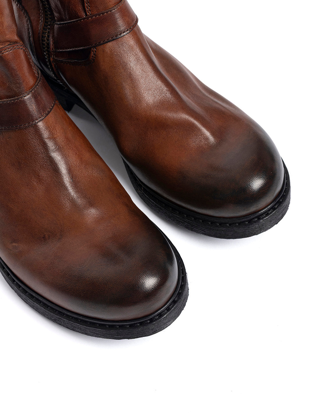 Stivaletti in agnello free metal 32525/450 - Cuoio
