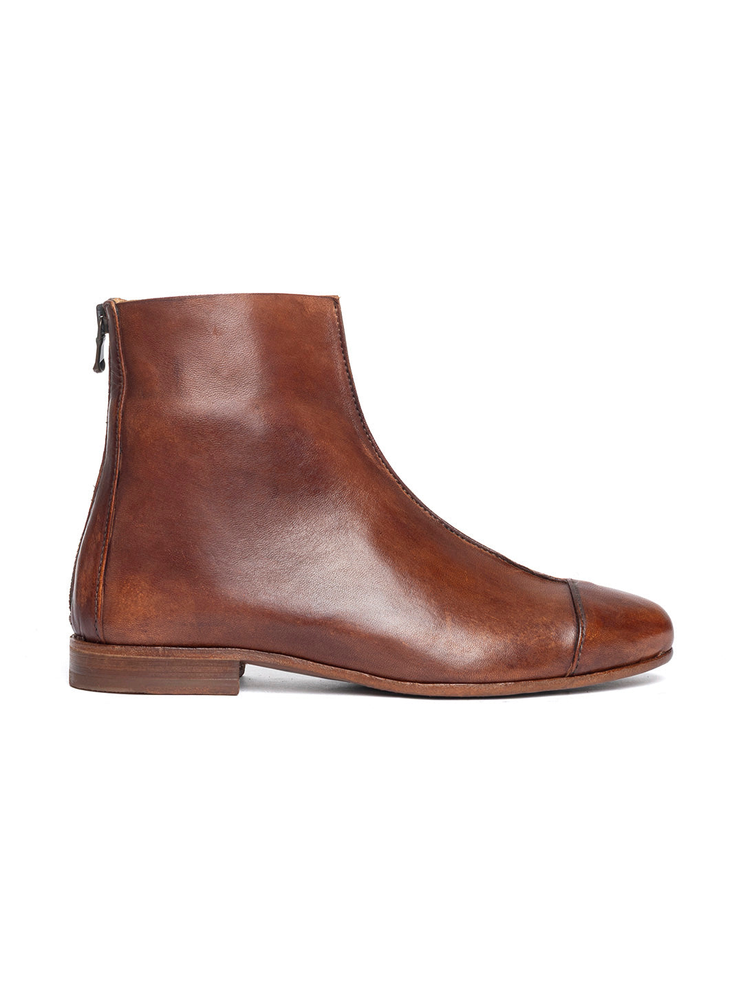 Tronchetti in agnello cuoio scuro 32979/300