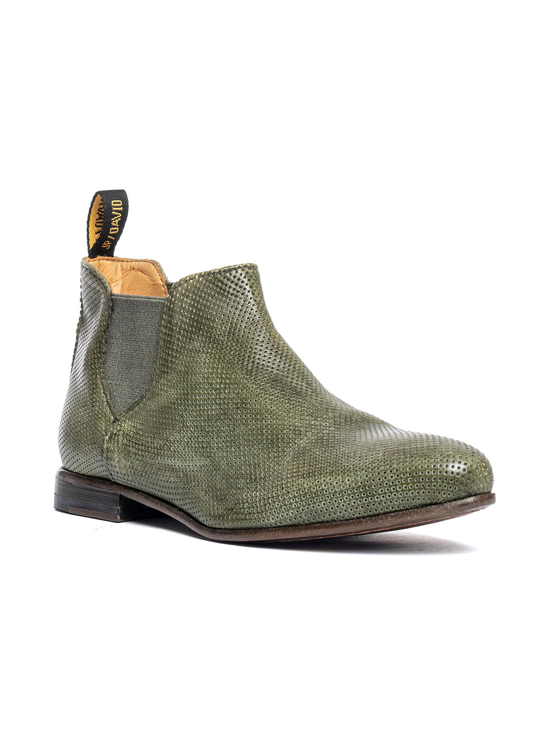 Stivaletti Beatles in agnello verde 32979/2