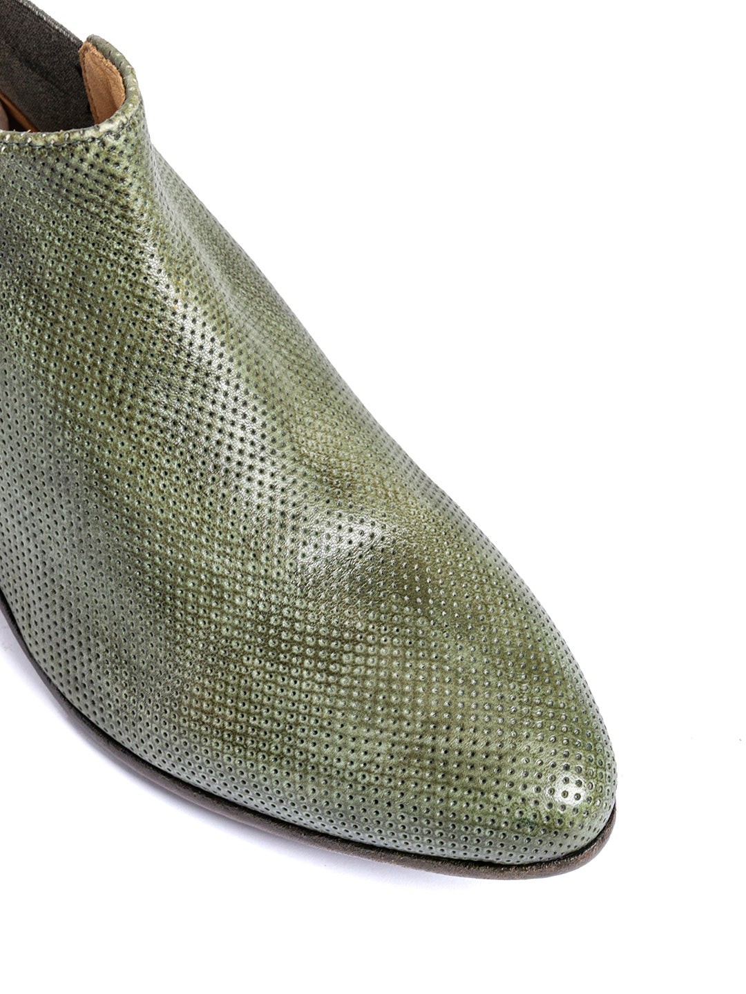 Stivaletti Beatles in agnello verde 32979/2