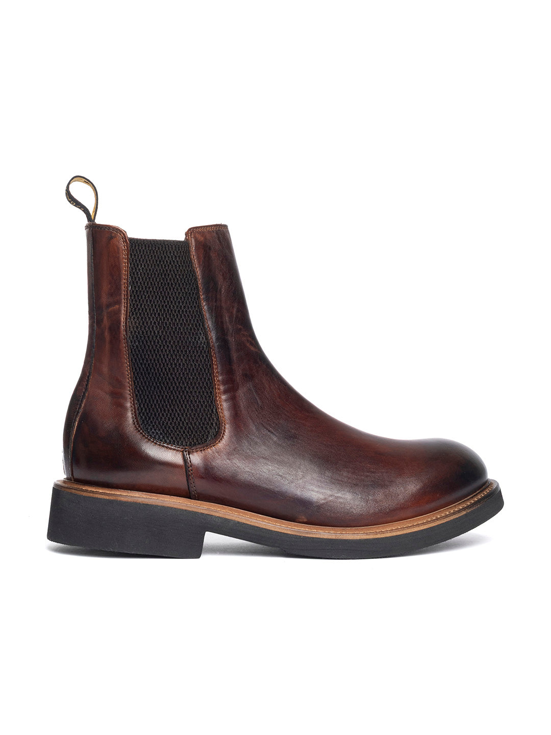 Stivaletti Beatles in agnello cuoio scuro 35773/41