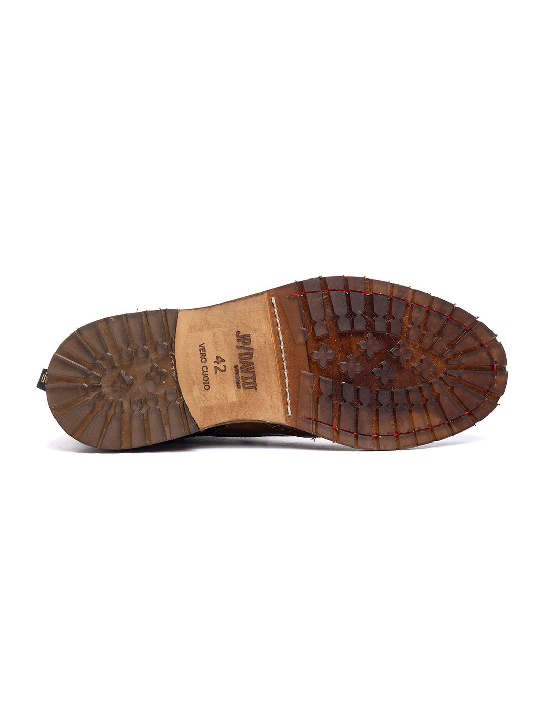 Stivaletti stringati duilio in bufalo 36526/260 - Cuoio