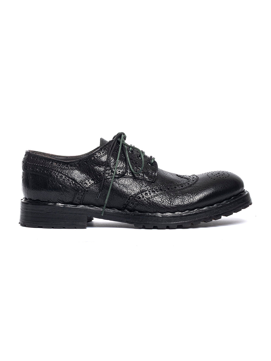 Derby duilio in capra vegetale 37340/2 - Nero