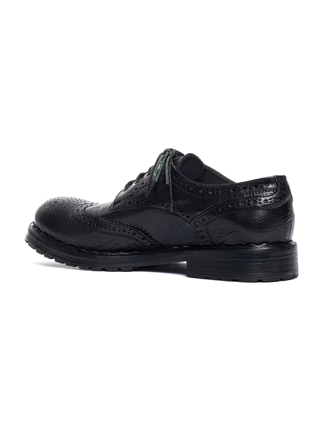 Derby duilio in capra vegetale 37340/2 - Nero