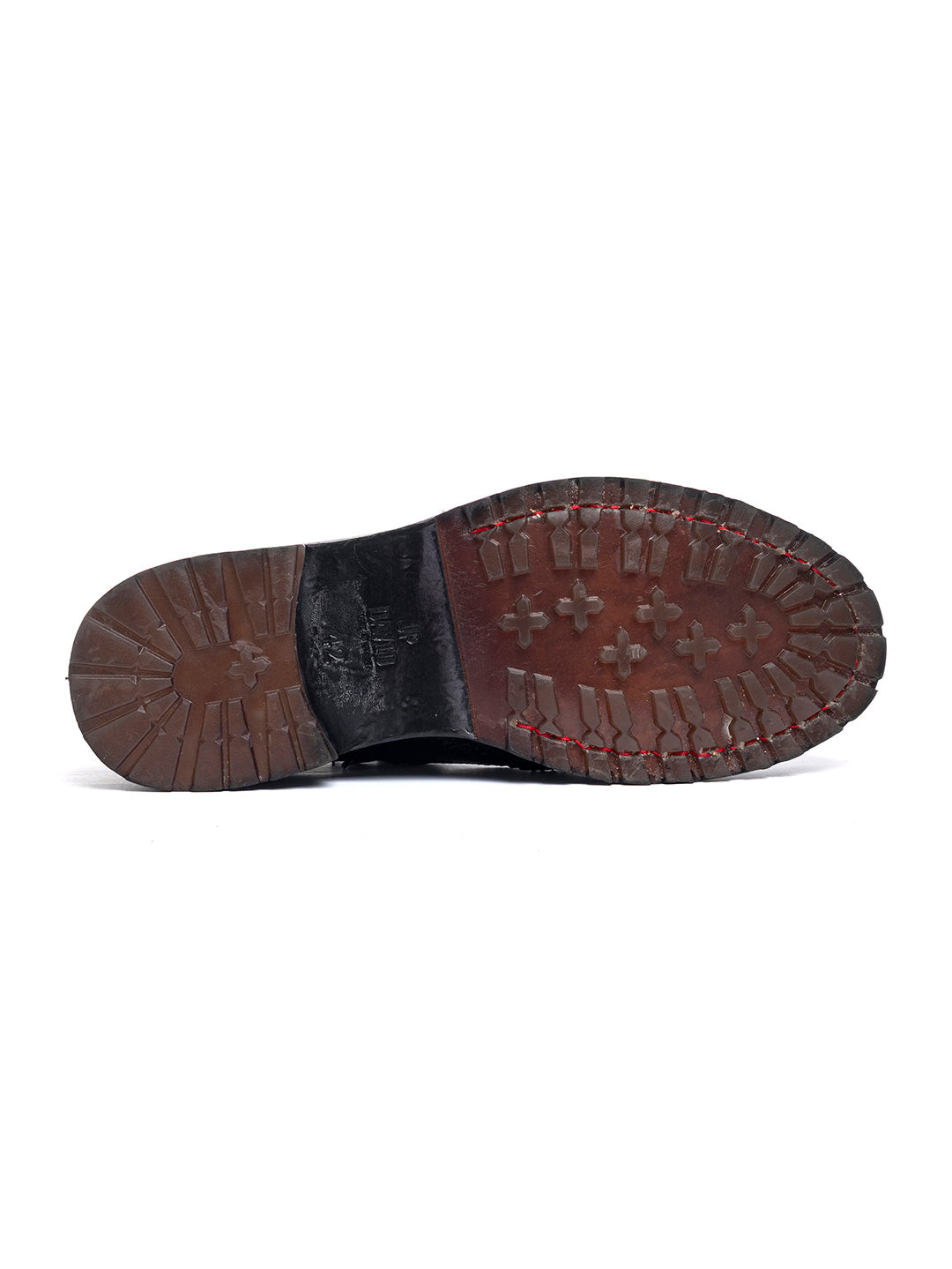 Derby duilio in capra vegetale 37340/2 - Nero