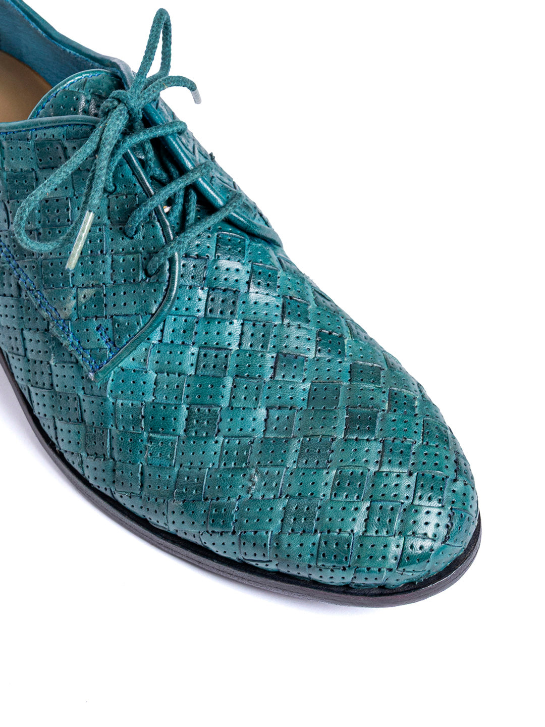 Derby in agnello turchese 477/7