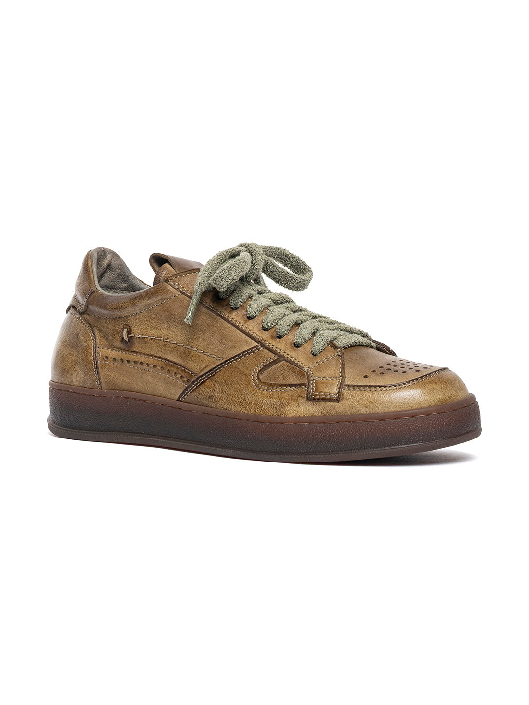 Sneakers in agnello free metal Asolo 1/D vers. 1 - Muschio