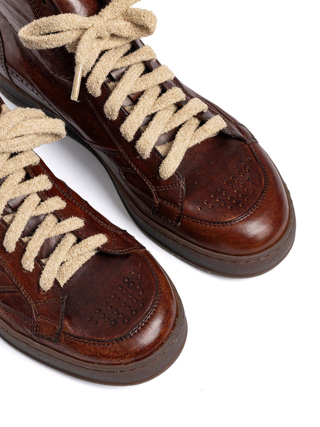 Sneakers in agnello free metal Asolo 3/D vers. 2 - Cuoio scuro