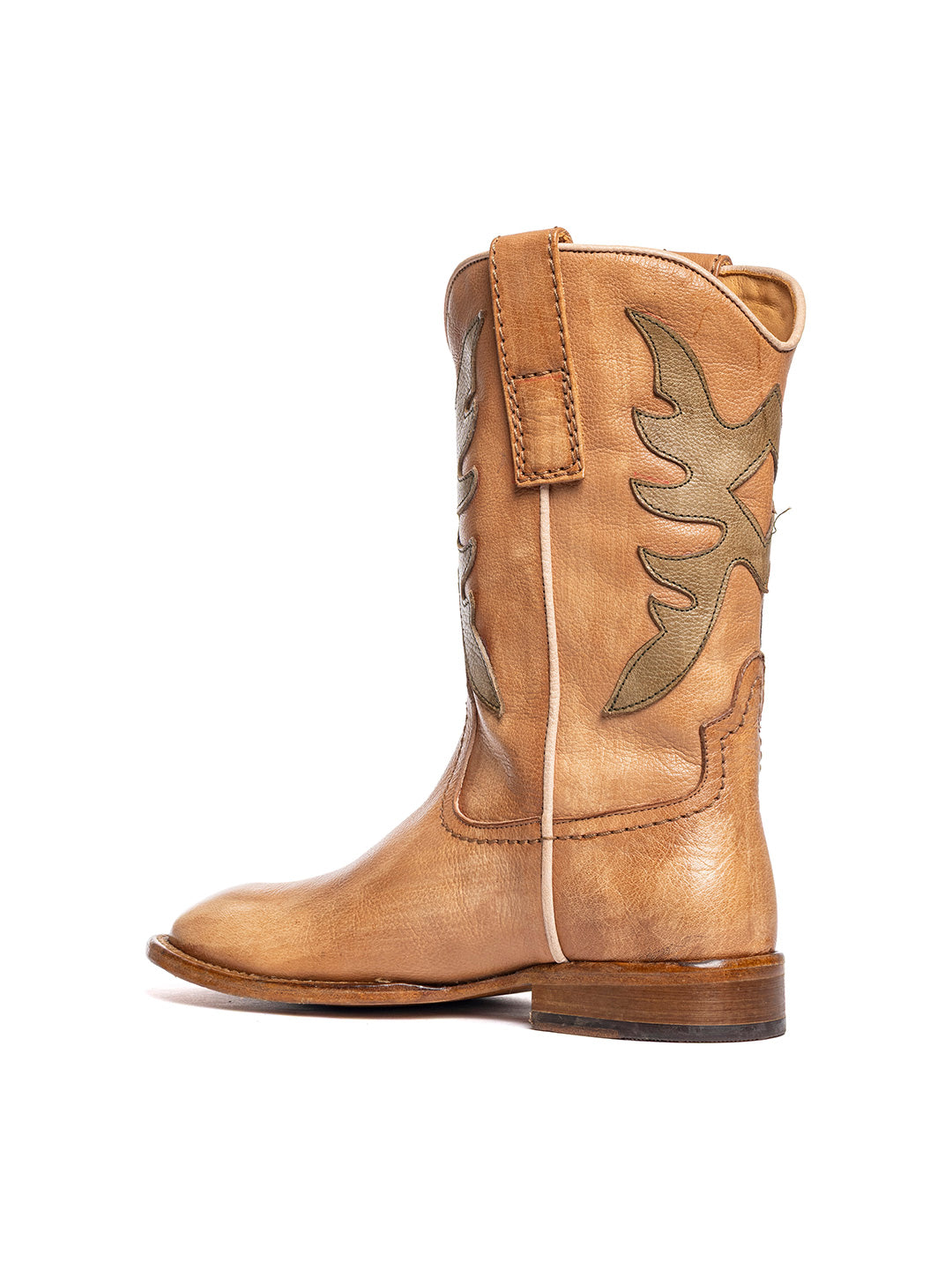 Stivali texani in bufalo sabbia Ategi 2