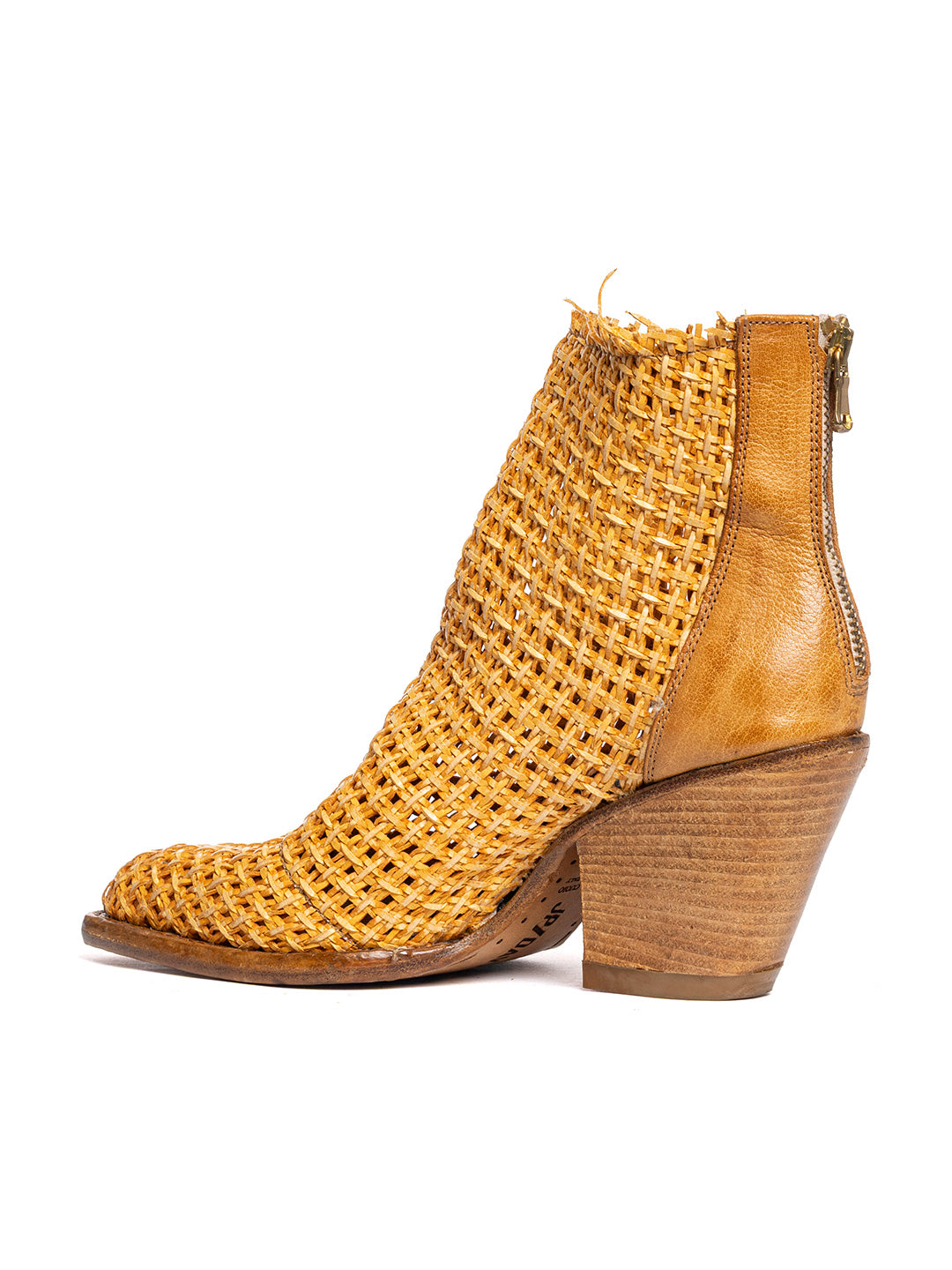 Stivaletti texani in bufalo e vitello Bosco 11