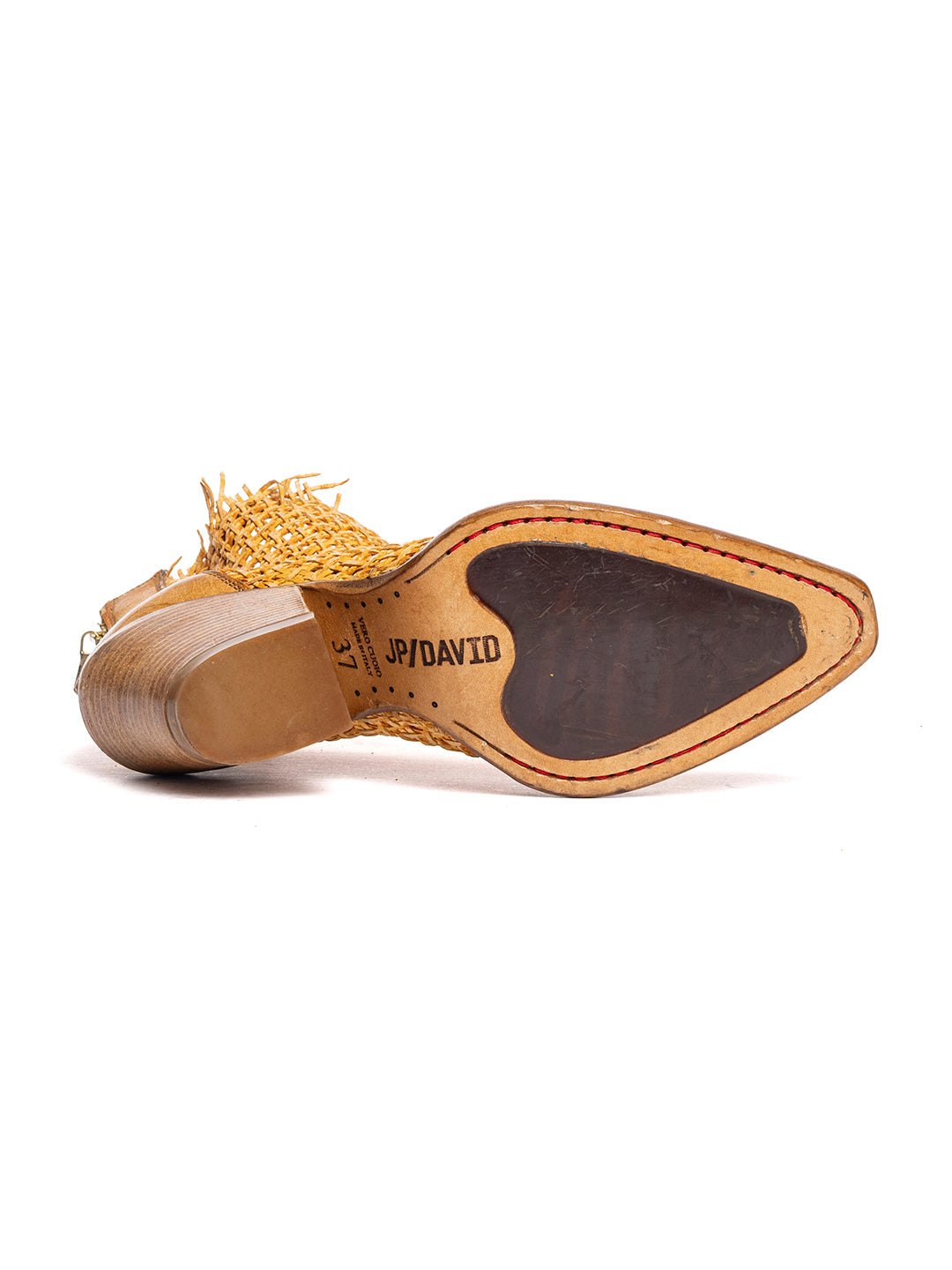 Stivaletti texani in bufalo e vitello Bosco 11