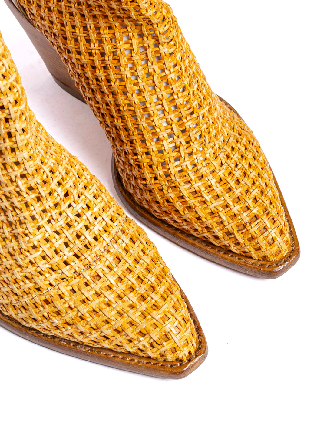 Stivaletti texani in bufalo e vitello Bosco 11