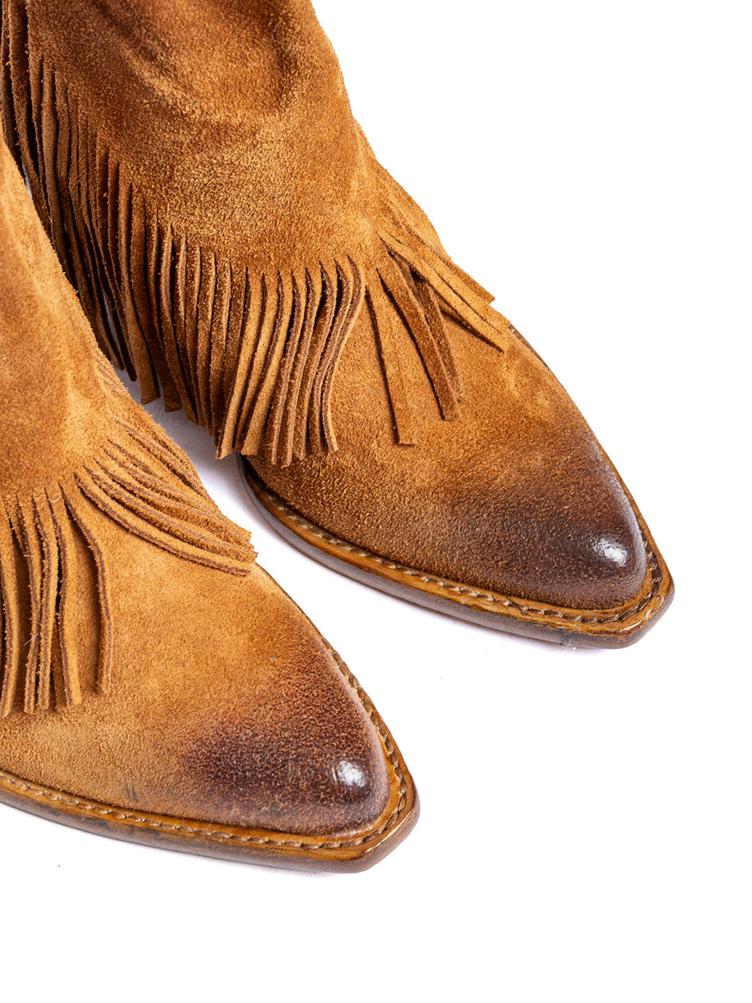 Stivaletti texani in vitello crosta Bosco 1