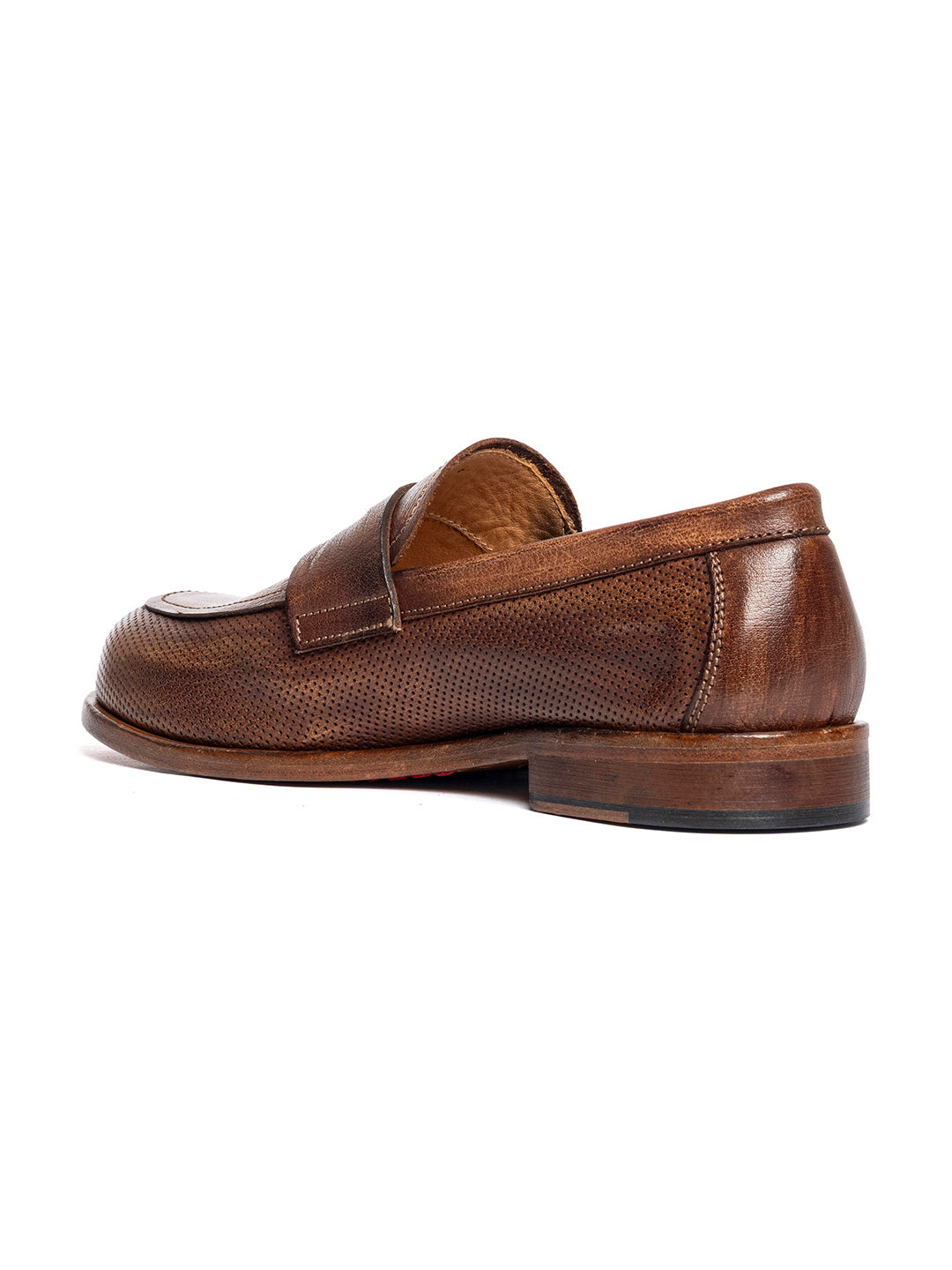 Mocassini in bufalo cuoio College 1