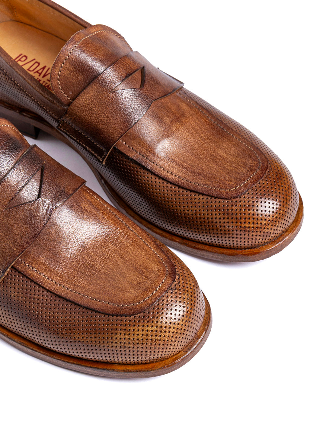 Mocassini in bufalo cuoio College 1