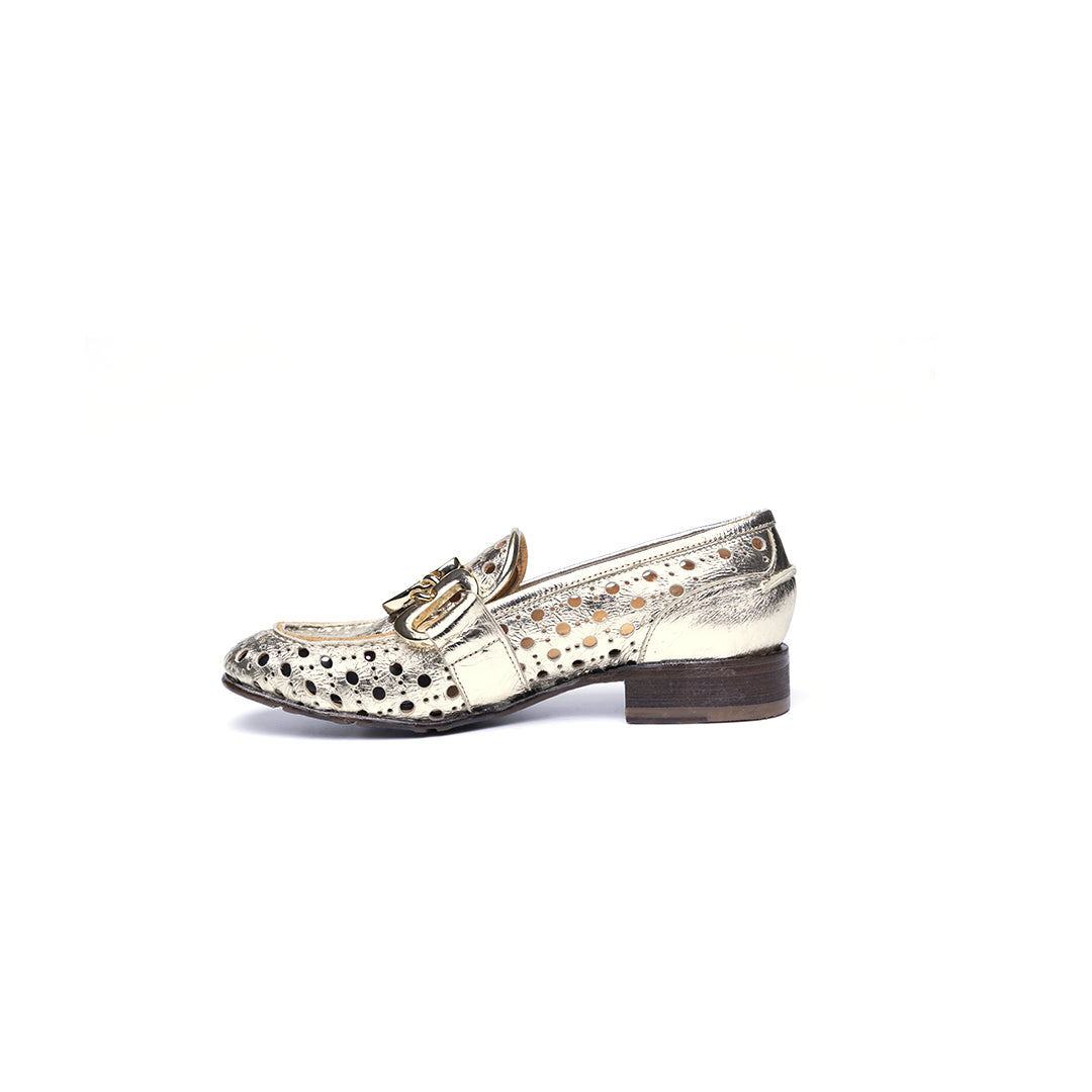 Mocassino forato da donna