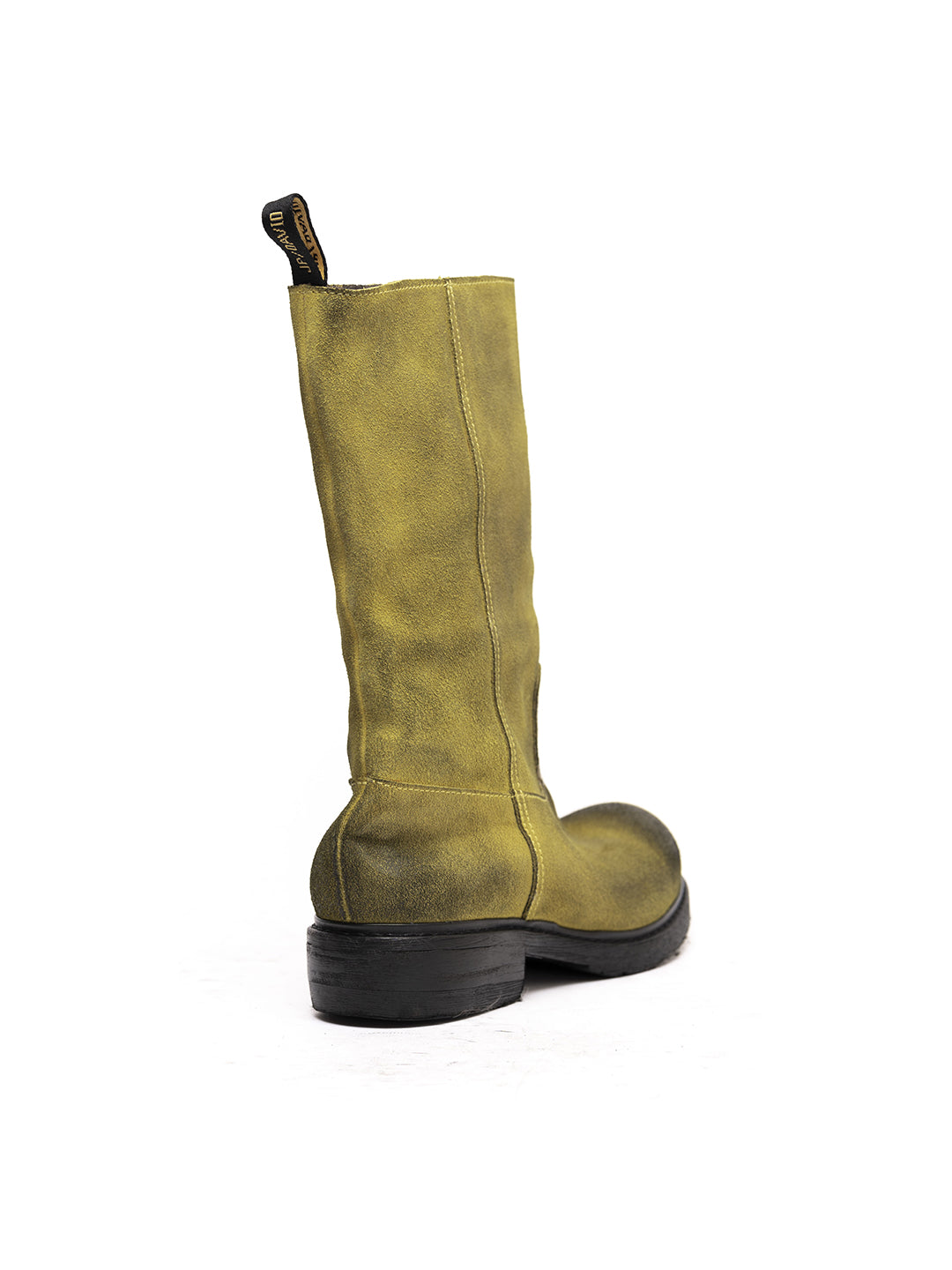 Gelbe Bikerjacke aus Spaltkalbsleder 32525/240