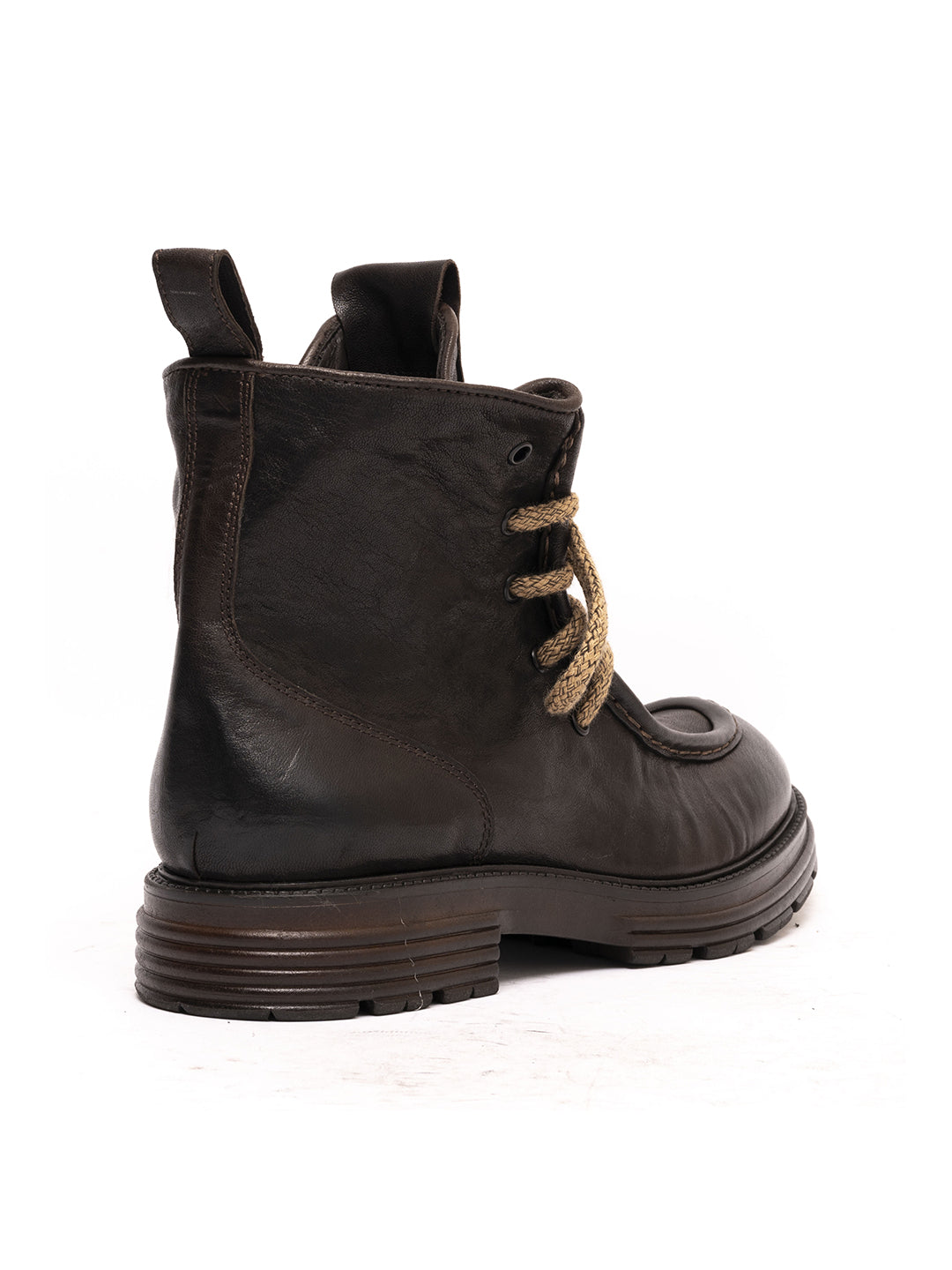 Stivaletti pedula in agnello testa di moro Berlin/1