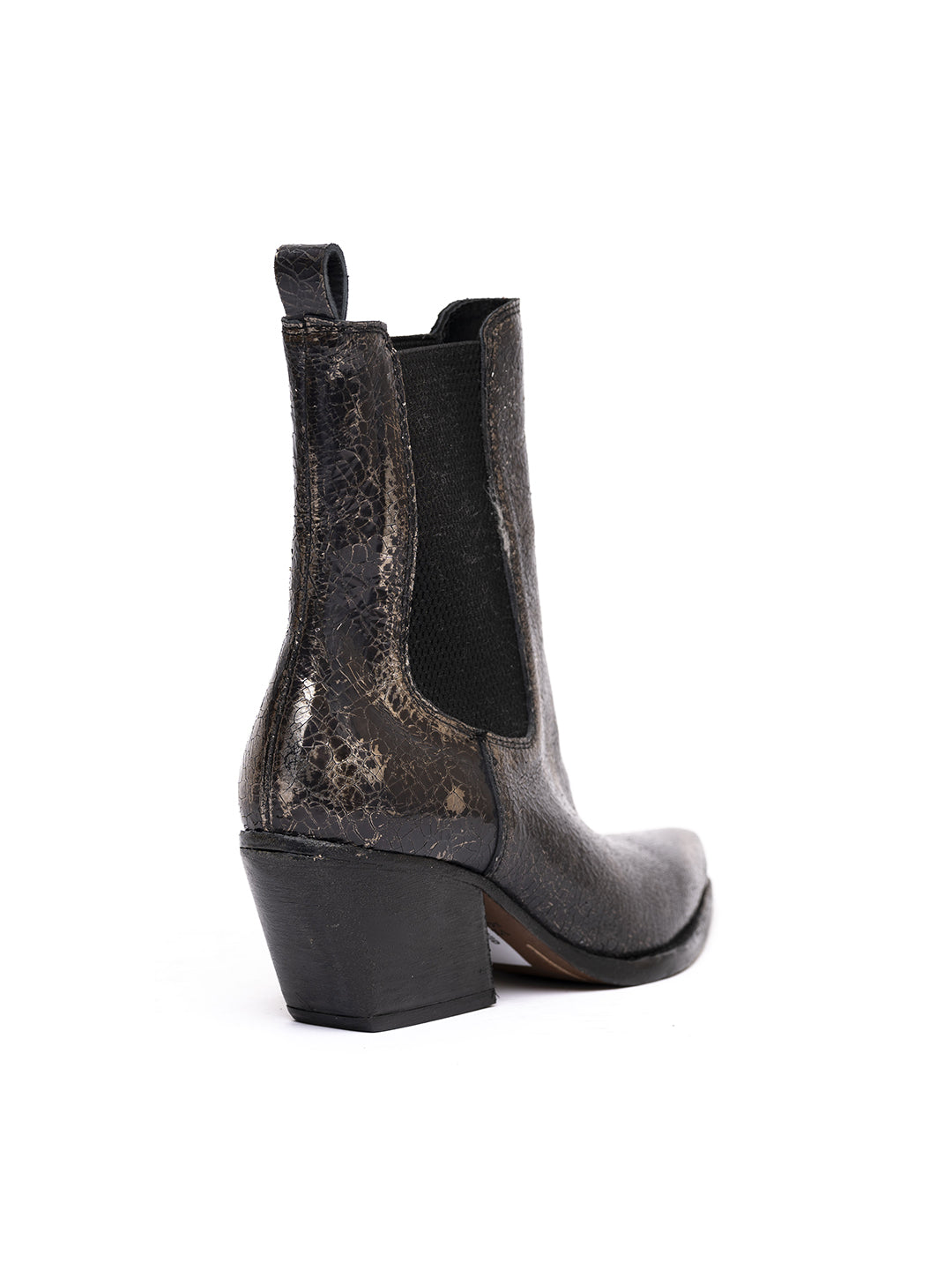 Stivaletti texani Beatles in capra titanium 8097/2