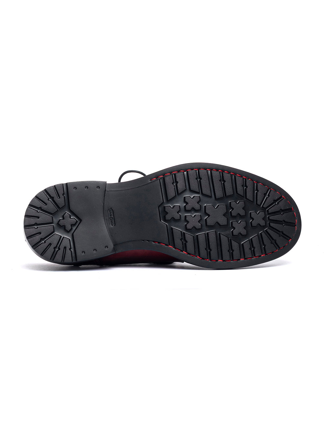 Derby in agnello free metal Omino 6 - Bordeaux chiaro
