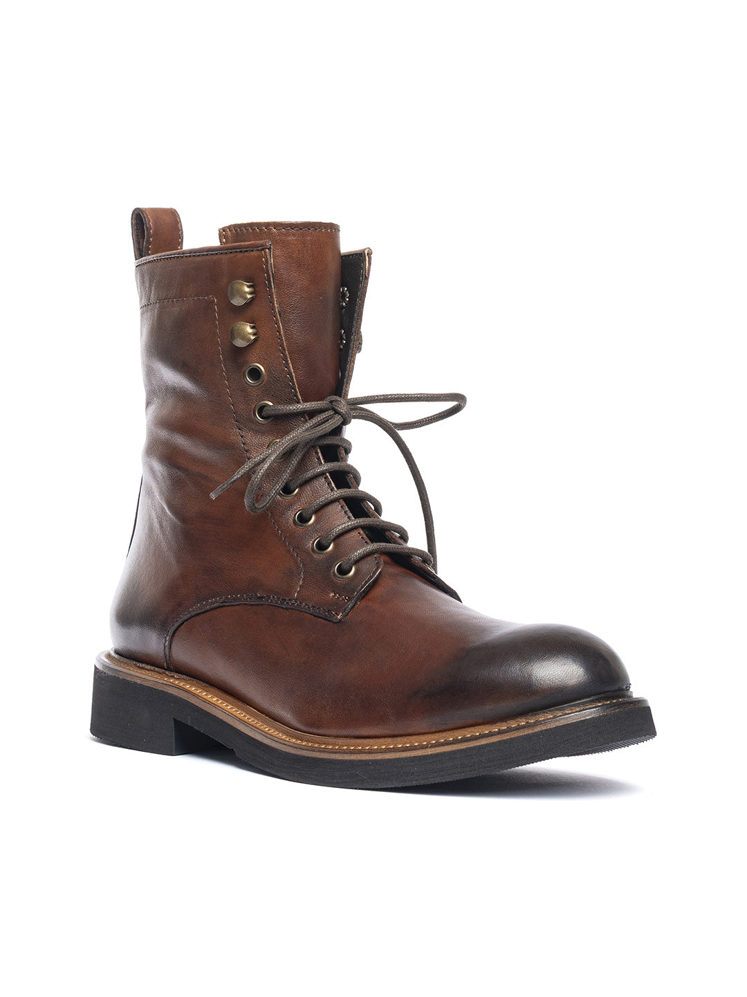 Tronchetti in agnello cuoio scuro 35773/40