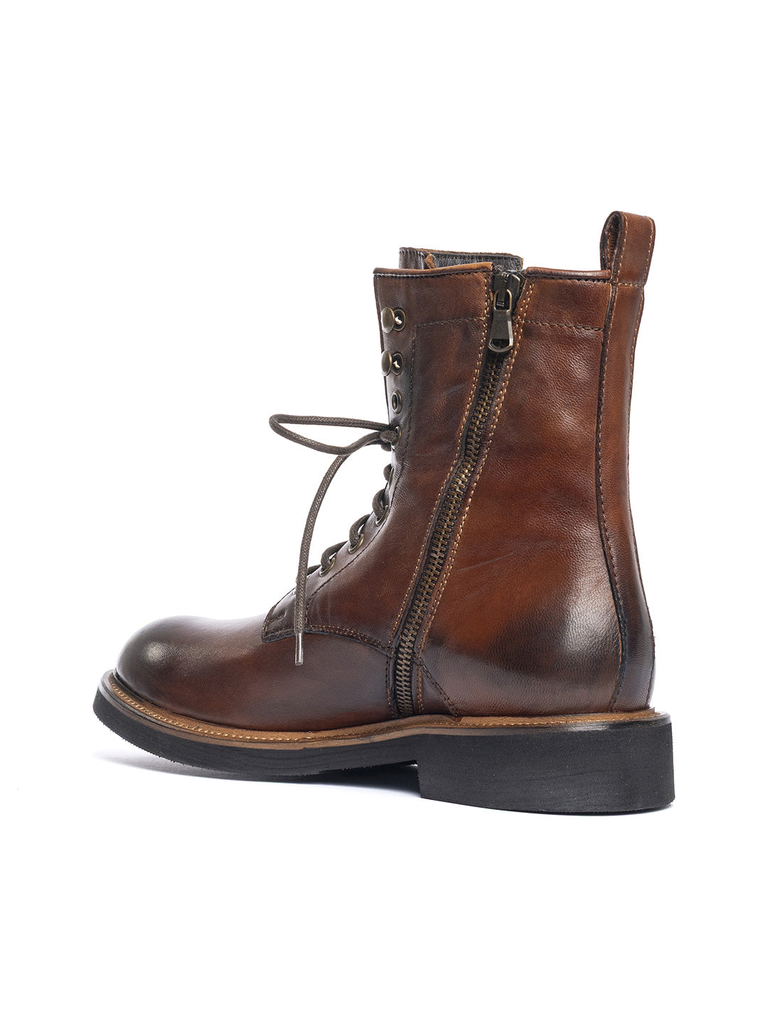 Dark brown lambskin ankle boots 35773/40
