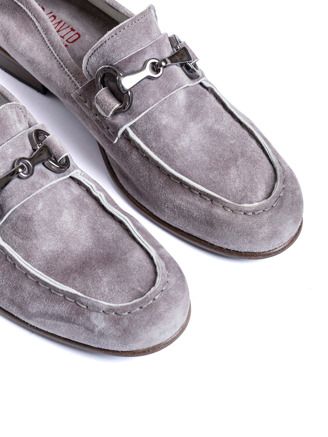 Mocassini in capra grigio polvere Zeus 3